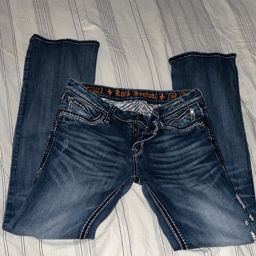 Rock Revival Women's Dark Blue Boot Cut Jeans